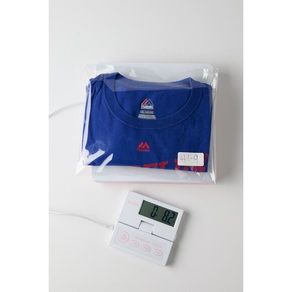 Majestic Philadelphia 76ers T-Shirt Mens 2XL Blue NBA Basketball Graphic Tee - Picture 7 of 7